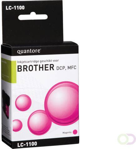 Quantore Inkcartridge Brother LC-1100 rood