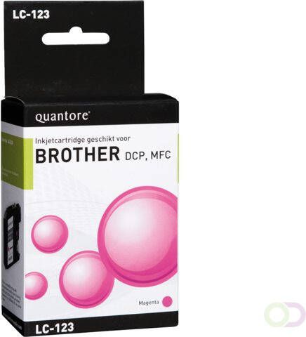 Quantore Inktcartridge Brother LC-123 rood