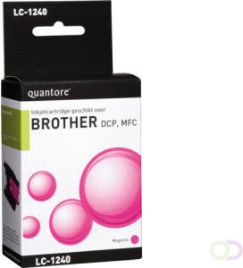 Quantore Inktcartridge Brother LC-1240 rood