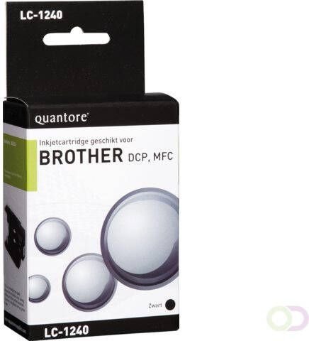 Quantore Inktcartridge alternatief tbv Brother LC-1240 zwart