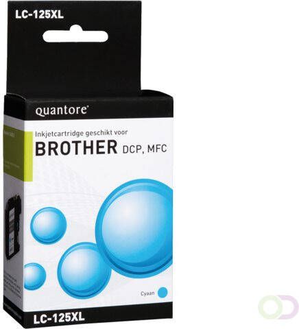 Quantore Inktcartridge Brother LC-125XL blauw