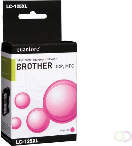 Quantore Inkcartridge Brother LC-125XL rood