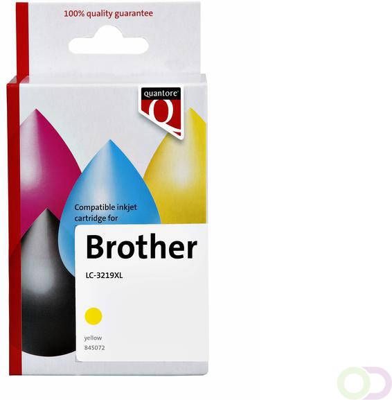 Quantore Inkcartridge Brother LC-3219XL geel