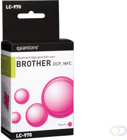 Quantore Inkcartridge Brother LC-970 rood