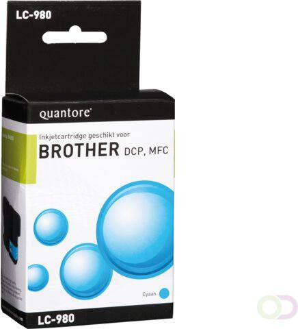 Quantore Inkcartridge Brother LC-980 blauw
