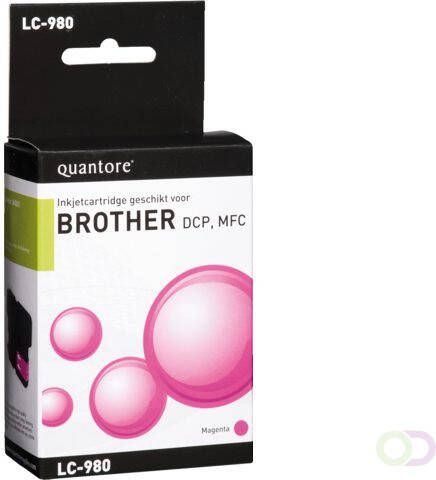 Quantore Inkcartridge Brother LC-980 rood