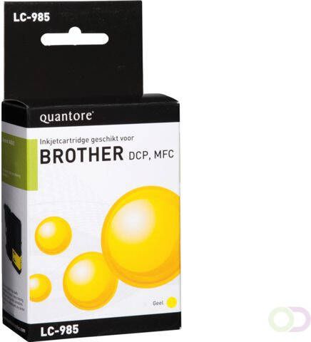 Quantore Inkcartridge Brother LC-985 geel