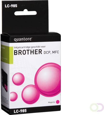 Quantore Inktcartridge alternatief tbv Brother LC-985 rood