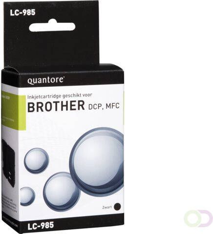 Quantore Inktcartridge alternatief tbv Brother LC-985 zwart