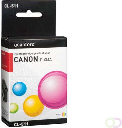 Quantore Inkcartridge Canon CL-511 kleur