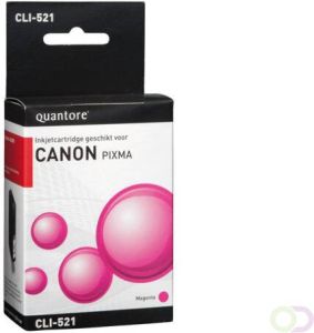 Quantore Inktcartridge Canon CLI-521 rood chip