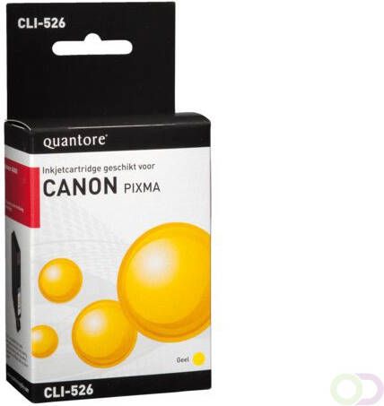 Quantore Inktcartridge Canon CLI-526 geel