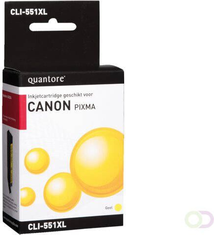 Quantore Inkcartridge Canon CLI-551XL geel