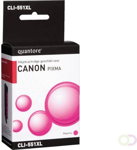 Quantore Inktcartridge Canon CLI-551XL rood