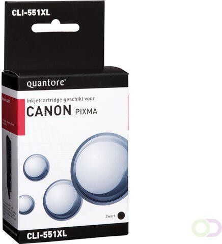 Quantore Inkcartridge Canon CLI-551XL zwart