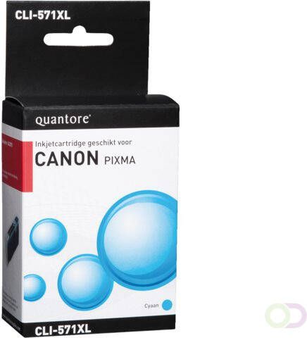 Quantore Inkcartridge Canon CLI-571XL blauw