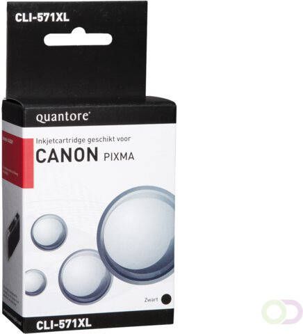 Quantore Inkcartridge Canon CLI-571XL zwart