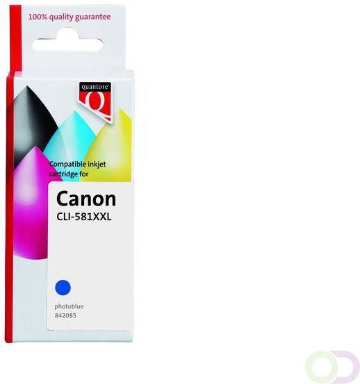 Quantore Inkcartridge Canon CLI-581XXL foto blauw