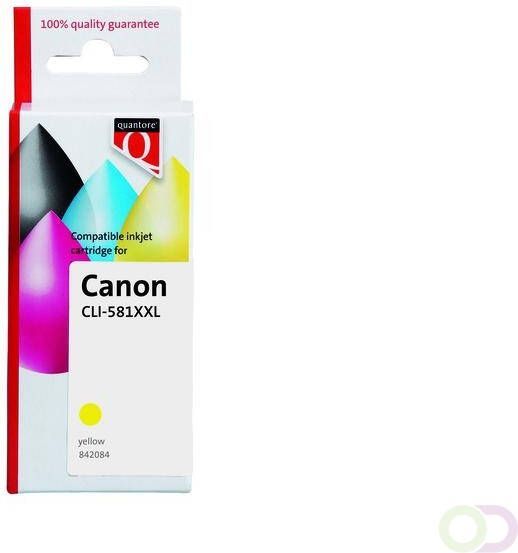 Quantore Inkcartridge Canon CLI-581XXL geel