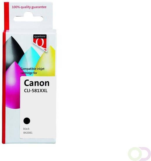 Quantore Inkcartridge Canon CLI-581XXL pigment zwart