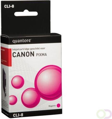 Quantore Inkcartridge Canon CLI-8 rood+chip