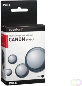 Quantore Inktcartridge Canon PGI-5 zwart + chip