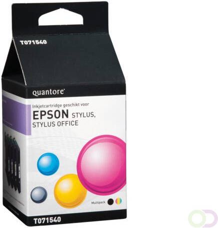 Quantore Inktcartridge alternatief tbv Epson T071540 zwart kleur