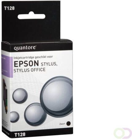 Quantore Inkcartridge Epson T128140 zwart