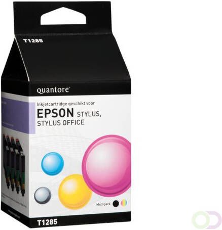 Quantore Inktcartridge alternatief tbv Epson T128540 zwart 3 kleuren