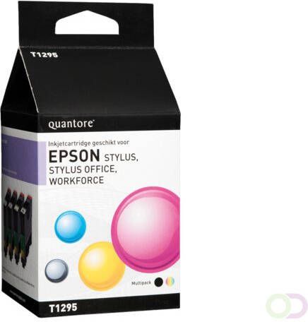 Quantore Inkcartridge Epson T129545 zwart + 3 kleuren