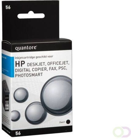 Quantore Inkcartridge HP C6656D 56 zwart
