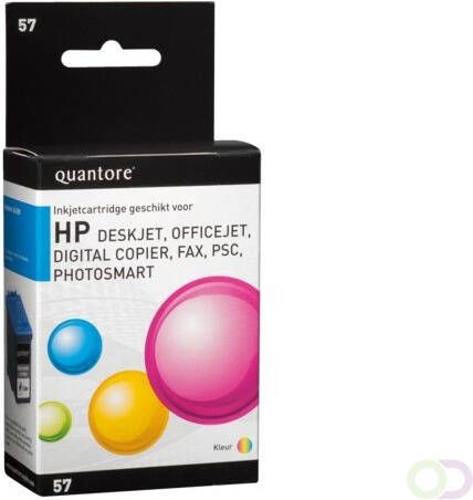 Quantore Inktcartridge alternatief tbv HP C6657A 57 kleur