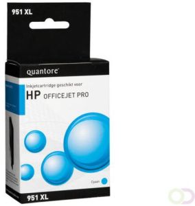 Quantore Inktcartridge alternatief tbv HP CN046AE 951XL blauw