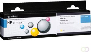 Quantore Inktcartridge alternatief tbv HP CN628AE 971XL geel HC
