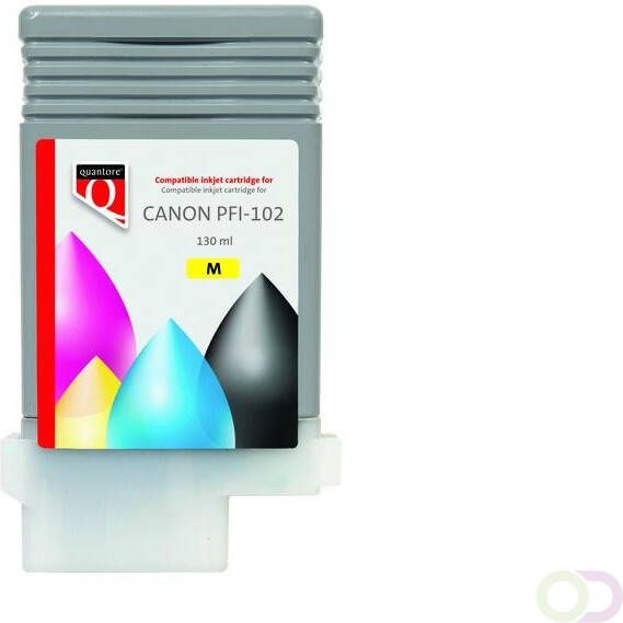 Quantore Inktcartridge Canon PFI-102 geel