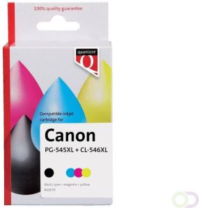 Quantore Inktcartridge alternatief tbv Canon PG-545XL CL-546XL zwart 3 kleuren