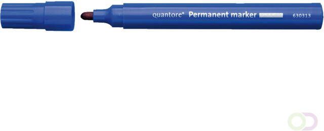 Quantore Permanent marker rond 1-1.5mm blauw