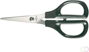 Quantore Schaar 140mm +plastic handvat zwart