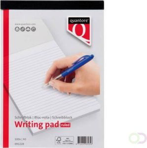 Quantore Schrijfblok Basic A5 gelinieerd