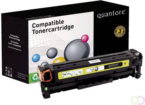 Quantore Tonercartridge alternatief tbv HP CF402X 201X geel HC