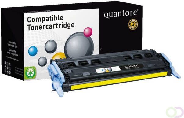 Quantore Tonercartridge alternatief tbv HP Q6002A 124A geel