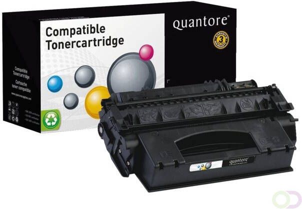Quantore Tonercartridge alternatief tbv HP Q7553X 53X zwart
