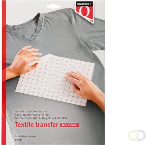 Quantore Transferpapier voor textiel donkere kleding