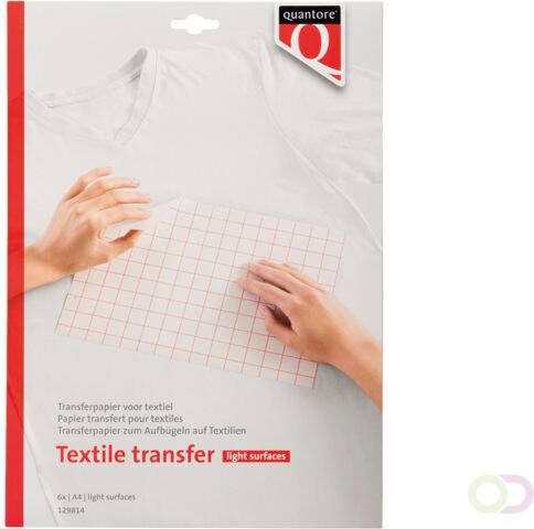Quantore Transferpapier voor textiel lichte kleding