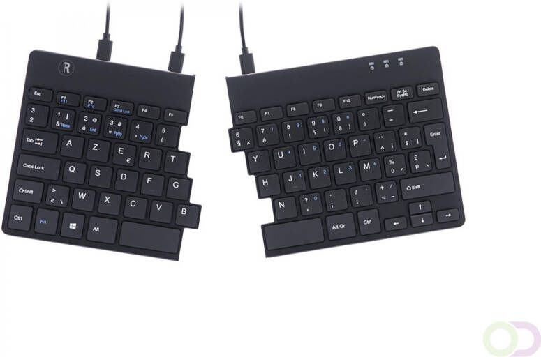R-Go Tools Ergonomisch toetsenbord Split Azerty zwart