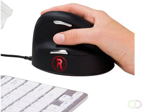 R-Go Tools R-Go HE Break Mouse Ergonomische muis Anti-RSI software Groot (Handlengte boven 185mm) Rechtshandig Bedraad (RGO