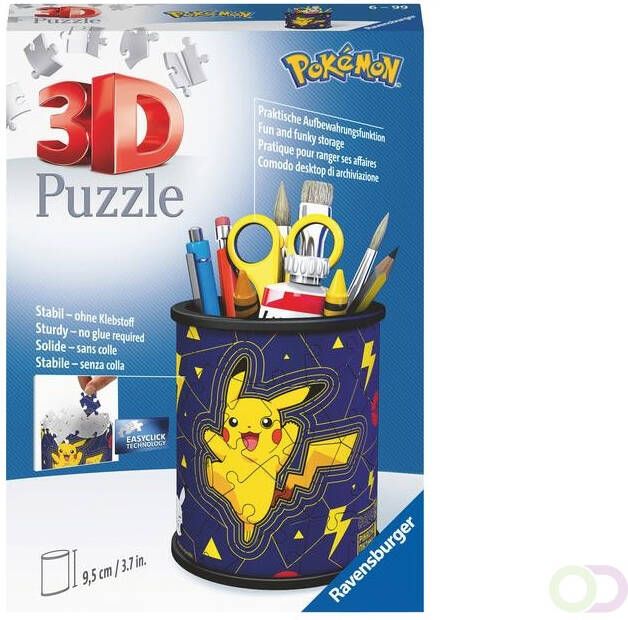 Ravensburger 3D puzzel Pokemon Pennenbak 54 stuks