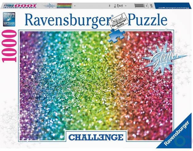 Ravensburger Puzzel Glitter challenge 1000 stukjes