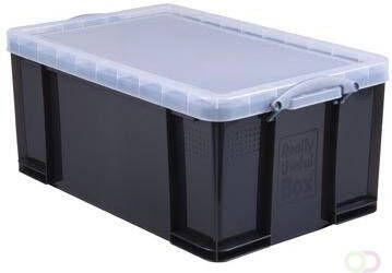 Really Useful Box opbergdoos 64 liter transparant gerookt