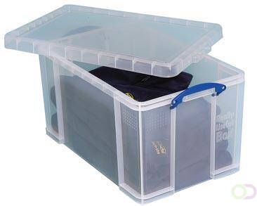 Really Useful Box opbergdoos 84 liter transparant